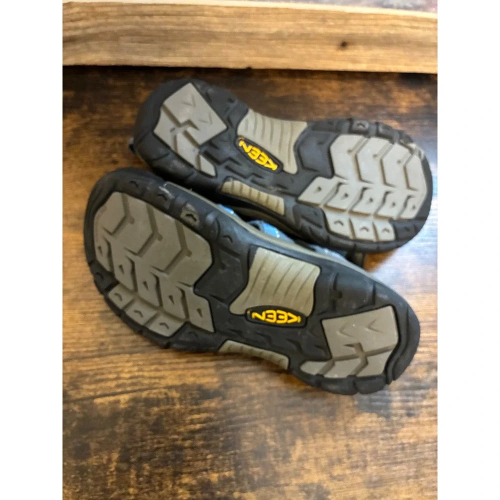 KEEN Kids Newport H2 Waterproof Hiking Sandals Blue Gray Outdoor Shoes
